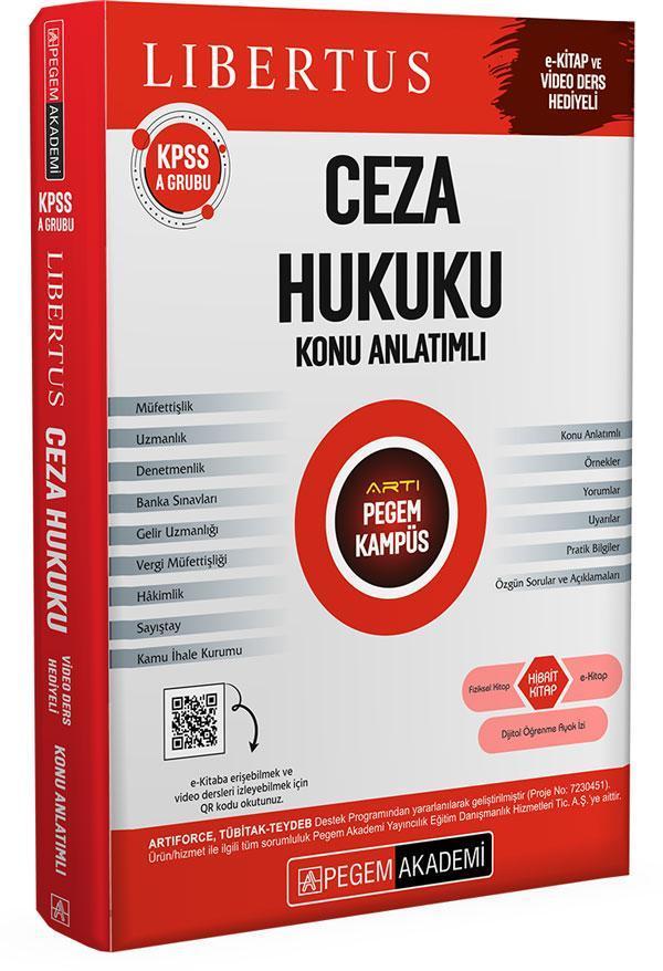 KPSS A Grubu Ceza Hukuku Konu Anlatımlı - Pegem Akademi Yayıncılık - Image 1