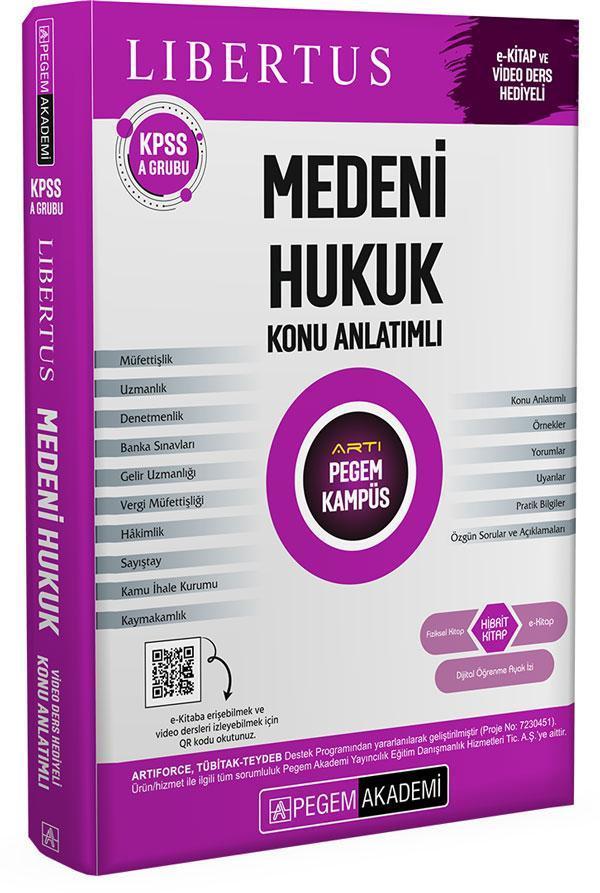 KPSS A Grubu Medeni Hukuk Konu Anlatımlı - Pegem Akademi Yayıncılık - Image 1