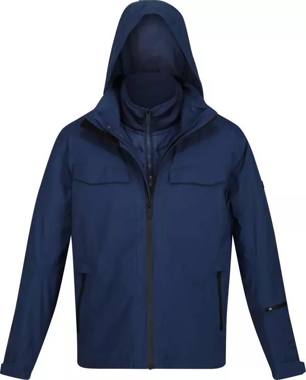 Regatta Shrigley III 3in1 Erkek Mont-Indigo - Image 1