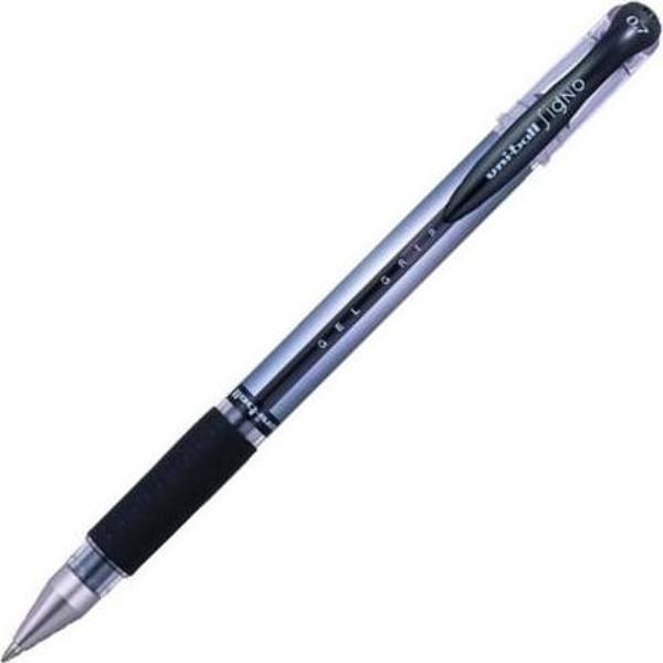 UNI JEL KALEM SIGNO DX UM-151 0.7 SIYAH  - (12 Adet) - Image 1