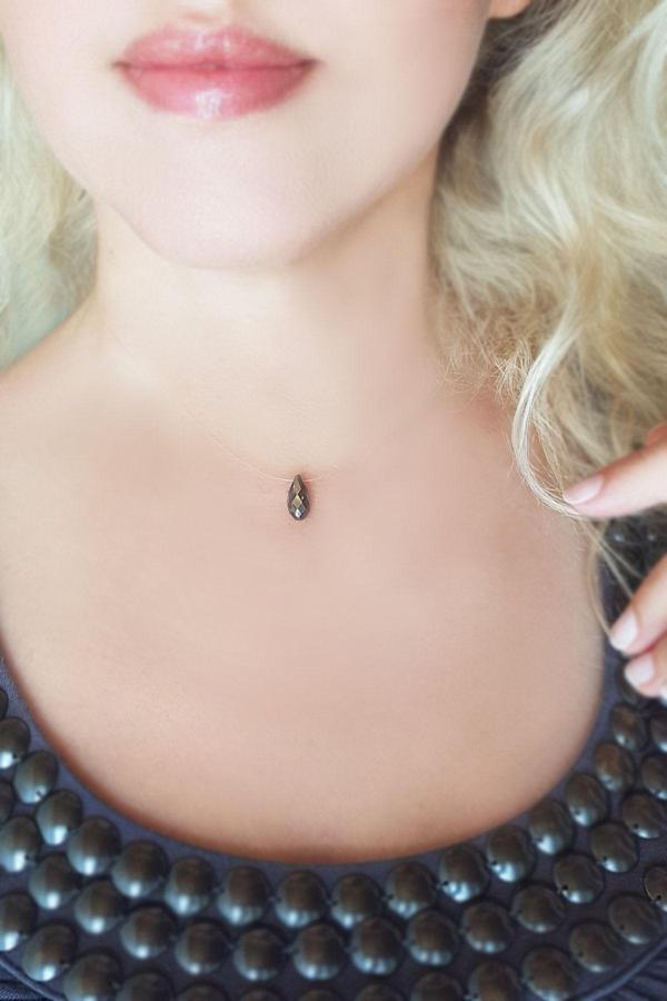 Vaoov İ Taşlı Gümüş Hayalet Kolye - Image 1