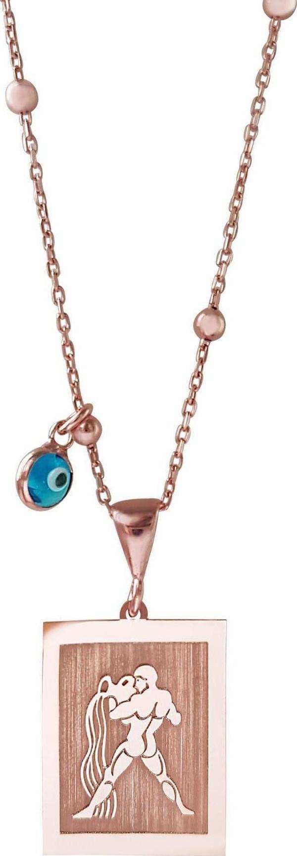 Vaoov Kadın 925 Ayar Gümüş Kova Burcu Kolye Brc011 - Image 1