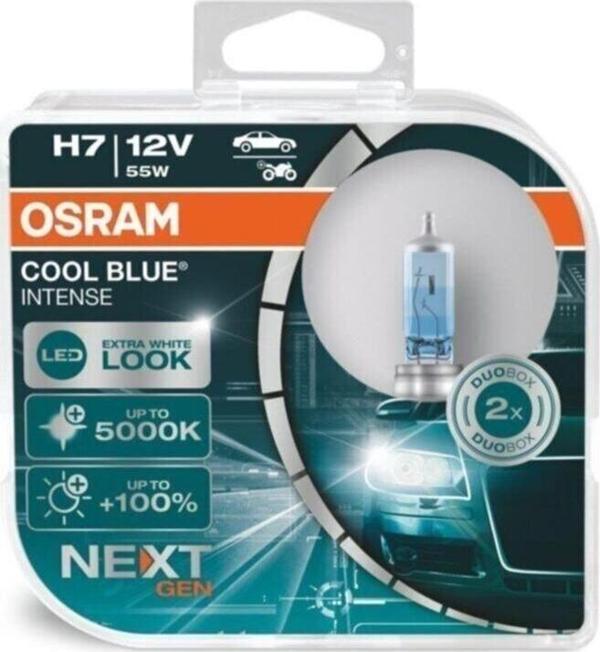Osram H7 Cool Blue Intense Next Gen 5000K Beyaz Işık (Takım-2 Adet) - Image 1