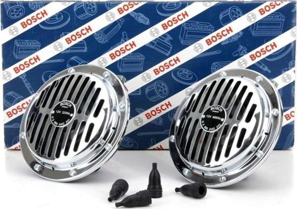 Bosch Yüksek Ses Süperton Büyük Kafa Nikelaj Korna 12V 325/400 Hz 110 Db - Image 1