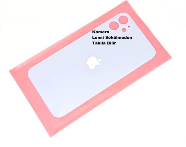 Tkgz İphone 11 Arka Pil Batarya Kapağı (CAM+B-7000) MAVİ - Image 1