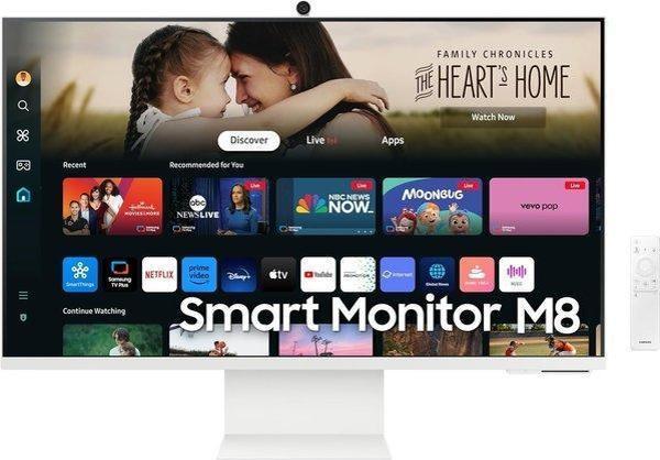 Samsung M8 LS32DM801UUXUF 32 4 ms 4K Pivot 60 Hz Monitör - Image 1