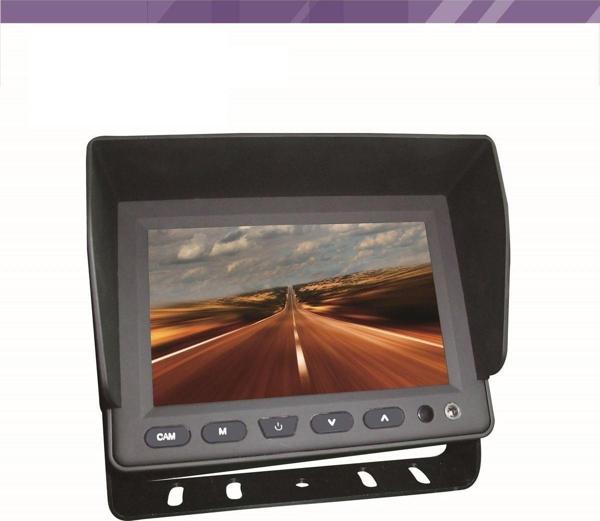 Unique 5''İnch Araç Monitörü Lcd Ekran 2 Kamera Girişli - Image 1
