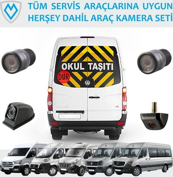 Unique Okul Taşıt Servis Kamera Sistemi 4 Kamera Destekli - Image 1