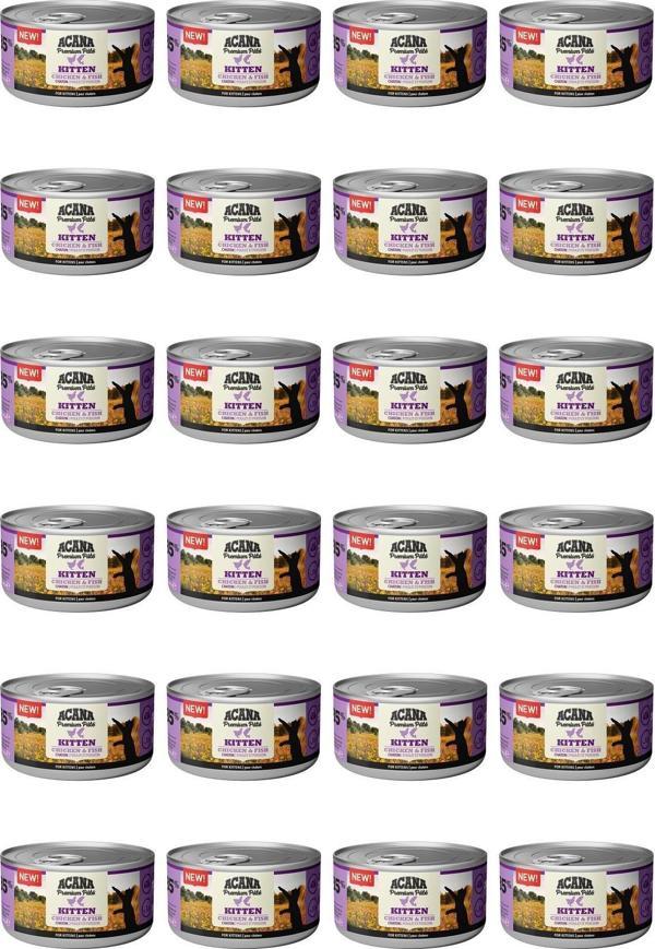 Acana Premium Pate (Ezme) Tavuklu ve Balıklı Yavru Kedi Konservesi 85 Gr x 24 Adet - Image 1