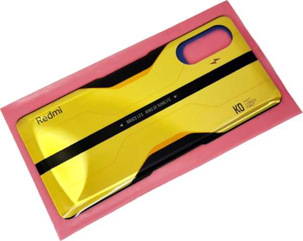 Tkgz Xiaomi Redmi K40 Gaming Arka Pil Batarya Kapağı (CAM) SARI - Image 1
