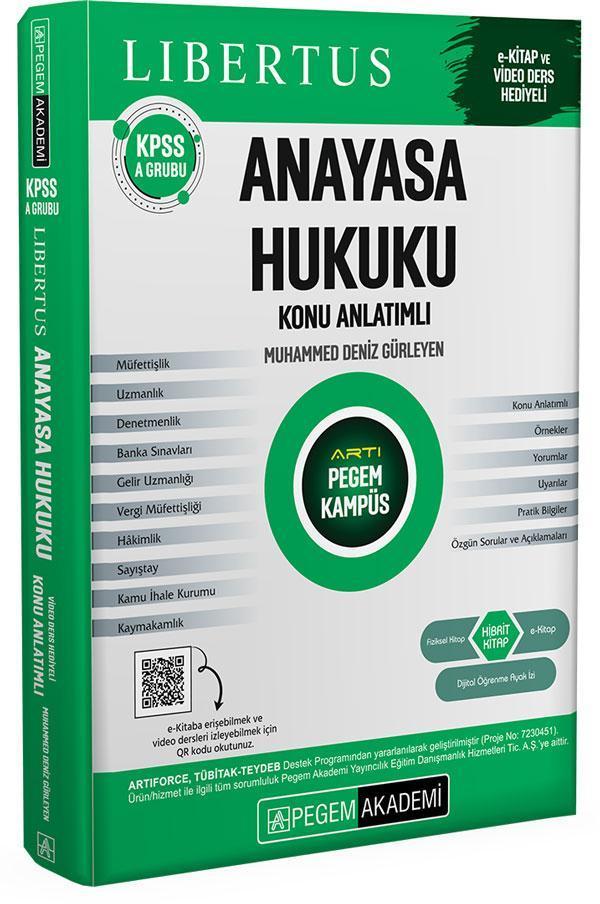 KPSS A Grubu Anayasa Hukuku Konu Anlatımlı - Pegem Akademi Yayıncılık - Image 1
