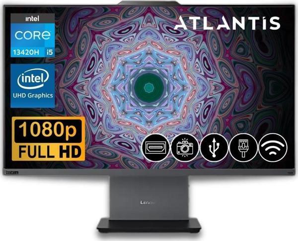 Lenovo ThinkCentre Neo 50a 24 Gen 5  i5-13420H 32GB  256GB M.2 SSD 12SC000YTR ATL8 23.8"Fdos All In One Bilgisayar - Image 1