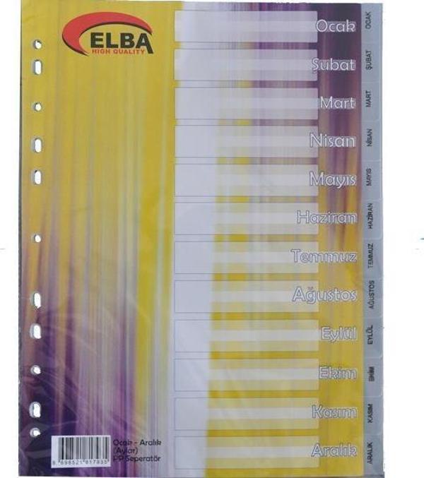 Bafix Seperatör Ayraç Aylar Plastik - Image 1