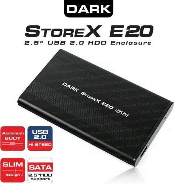 DARK DK-AC-DSE20 E20 2.5" USB 2.0 SATA SİYAH - Image 1