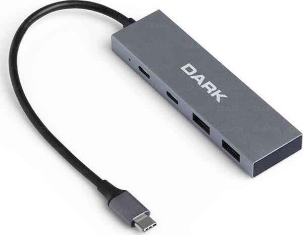 Dark DK-AC-USB312C 4 Port USB Type-C HUB 2X USB3.0 Type-A & 2X USB3.1 Type -C - Image 1