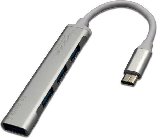 Dexim DHU0003-Dexim Elite USB-Typ-c to 4 Port USB-A Hub - Image 1