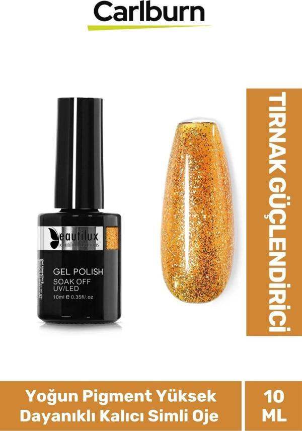 Hızlı Kuruyan Uzun Süre Dayanıklı Yüksek Pigment 3 Aşamalı Kalıcı Simli Tırnak Ojesi 10 Ml - Image 1