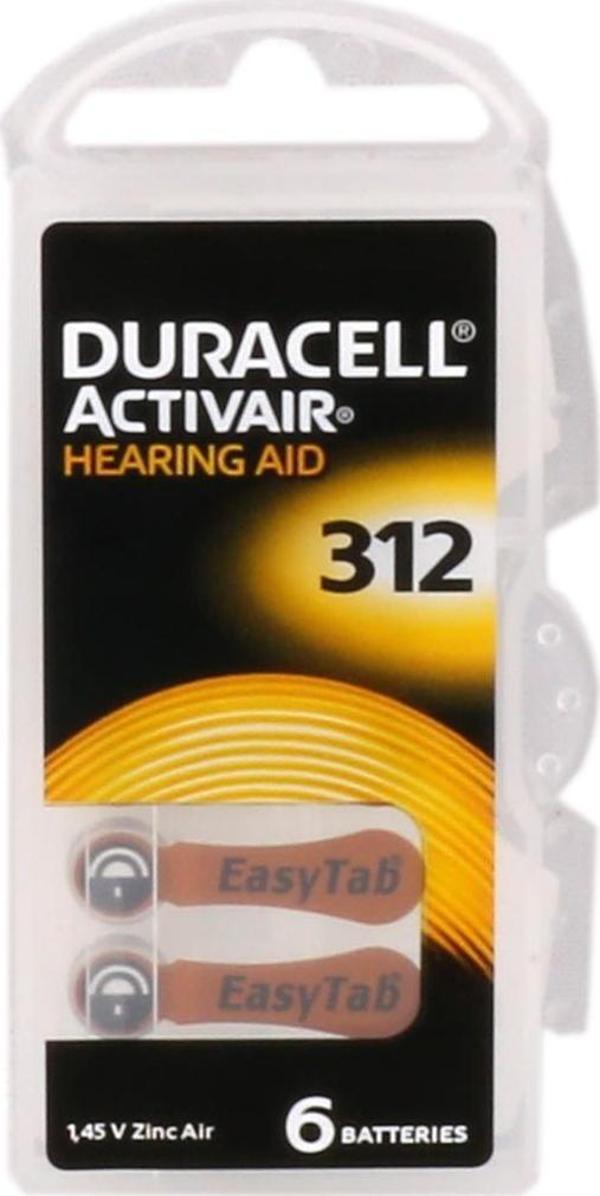 Duracell 312 6'lı İşitme Cihazı Pili - Image 1
