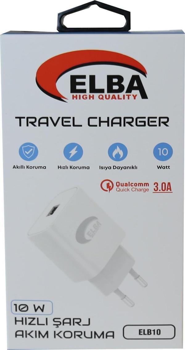Elba Elb10 10W 3.0A Hızlı Şarj Akıllı Koruma Usb EV Şarj Kafa - Image 1