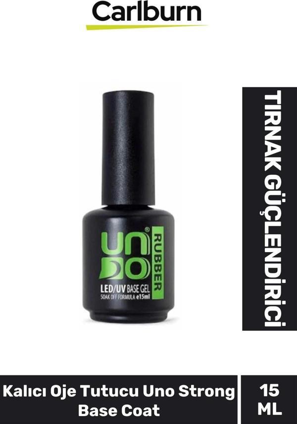 Tırnak Güçlendirici Elastik 48W Cihazlarda Kullanılan Kalıcı Oje Tutucu Uno Strong Base Coat 15 ml - Image 1