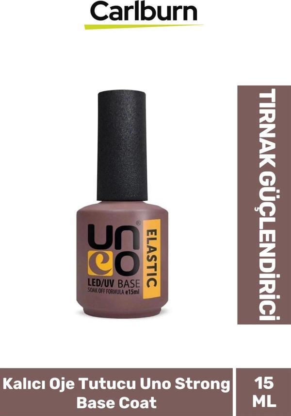 Tırnak Güçlendirici Elastik 48W Cihazlarda Kullanılan Kalıcı Oje Tutucu Uno Strong Base Coat 15 ml - Image 1