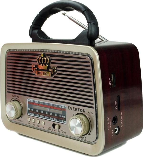 Everton RT-301 Bluetooth-USB-SD-FM Nostaljik Radyo - Image 1
