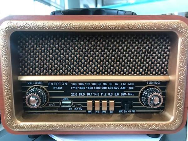 Everton Rt-861 Bluetooth Fm-Usb-Tf-Aux Nostaljik Radyo Kumandalı - Image 1