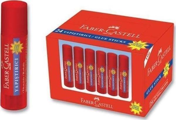 Faber-Castell Stick Yapıştırıcı 10g 24lü 5088 179510 - Image 1