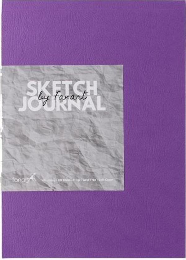 Fanart Academy Sketch Journal 110 GR 60 YP A5 Mor 8663 - Image 1