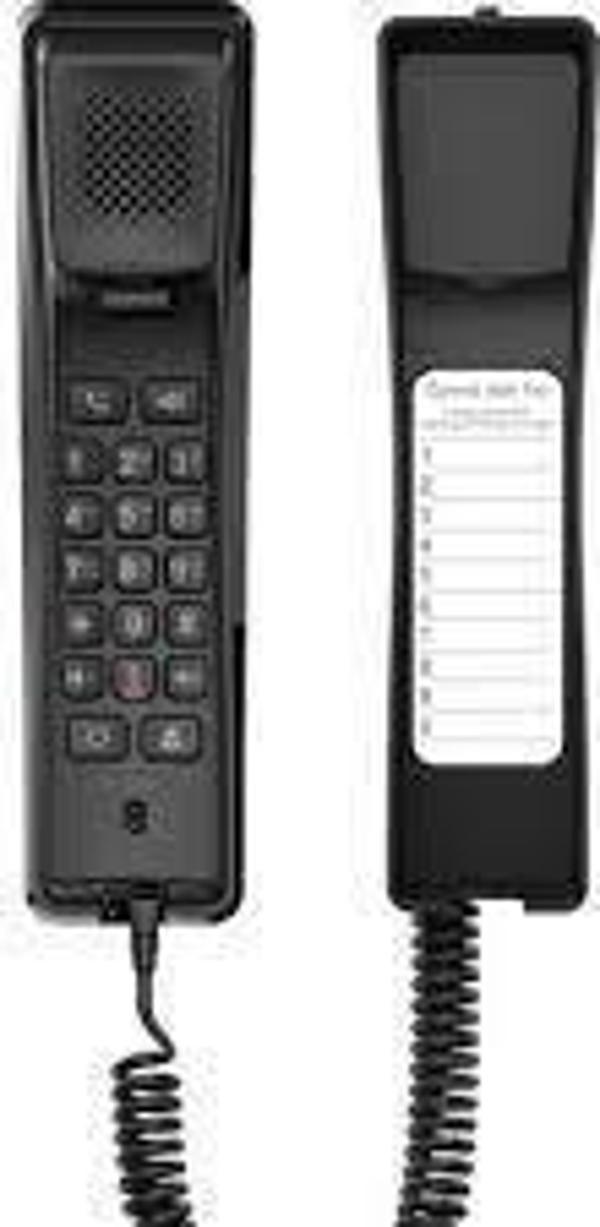 Fanvil H2U Siyah Duvar Tipi IP Telefon (POE) - Image 1