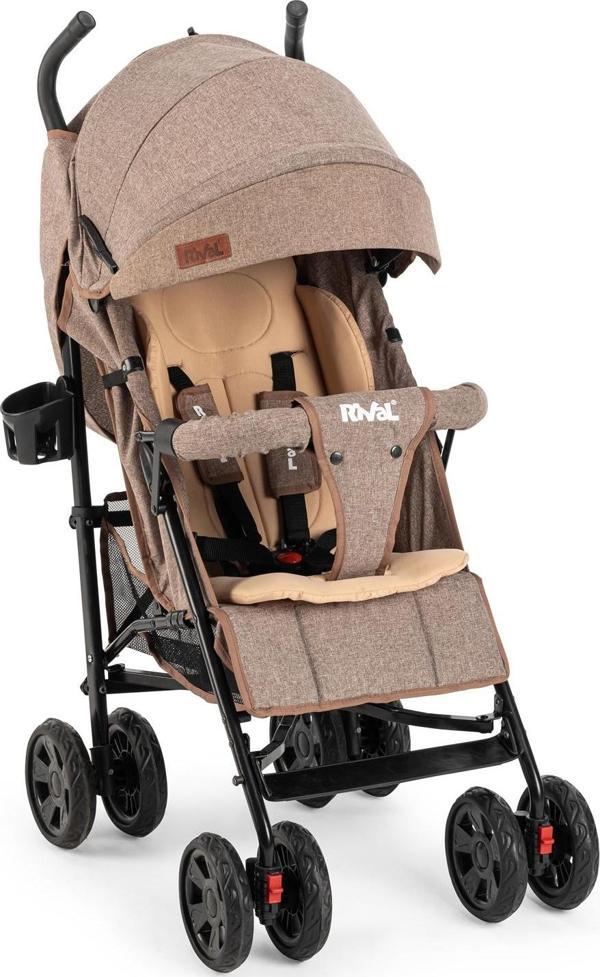 Rival Rv111 Sweet Tam Yatar Baston Puset Bebek Arabası Kahverengi - Image 1