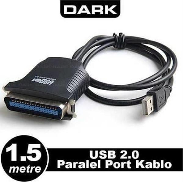 Dark USB - Paralel Port Dönüştürücü Kablo  DK CB USB2XLPT - Image 1