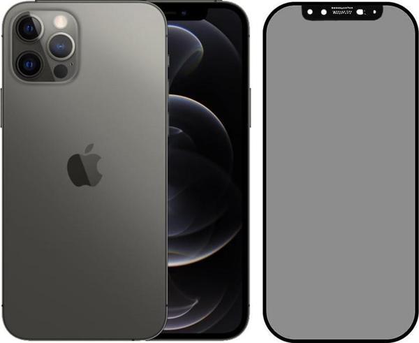 iPhone 12 / 12 Pro Kamera Kapatmalı 5D Hayalet Privacy Cam Ekran Koruyucu - Image 1
