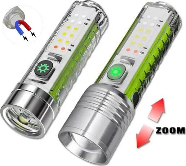Watton 2023 Seri 8 Mod Şarjlı Yeni Nesil Profesyonel El Feneri Wt-609 - Image 1