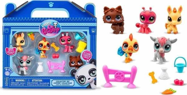 1005103 Littlest Pet Shop Minişler 5'li Figür Seti S1 Çiftlik Temalı -Sunman - Image 1
