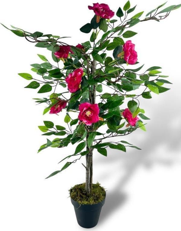 Netten Evime Yapay Ağaç Fuşya Nilüfer Ağacı 90 cm - Image 1
