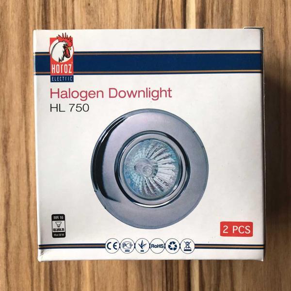 Horoz Hareketli Boş Spot Kaide  HL 750 12x50 Krom Metal - Image 1