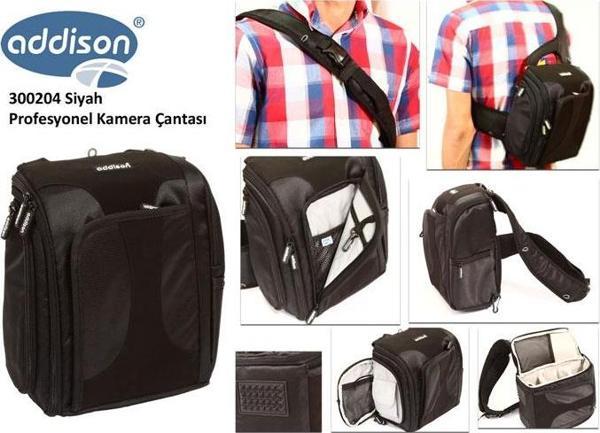 Addison 300204 Siyah Profesyonel Kamera Çantası - Image 1