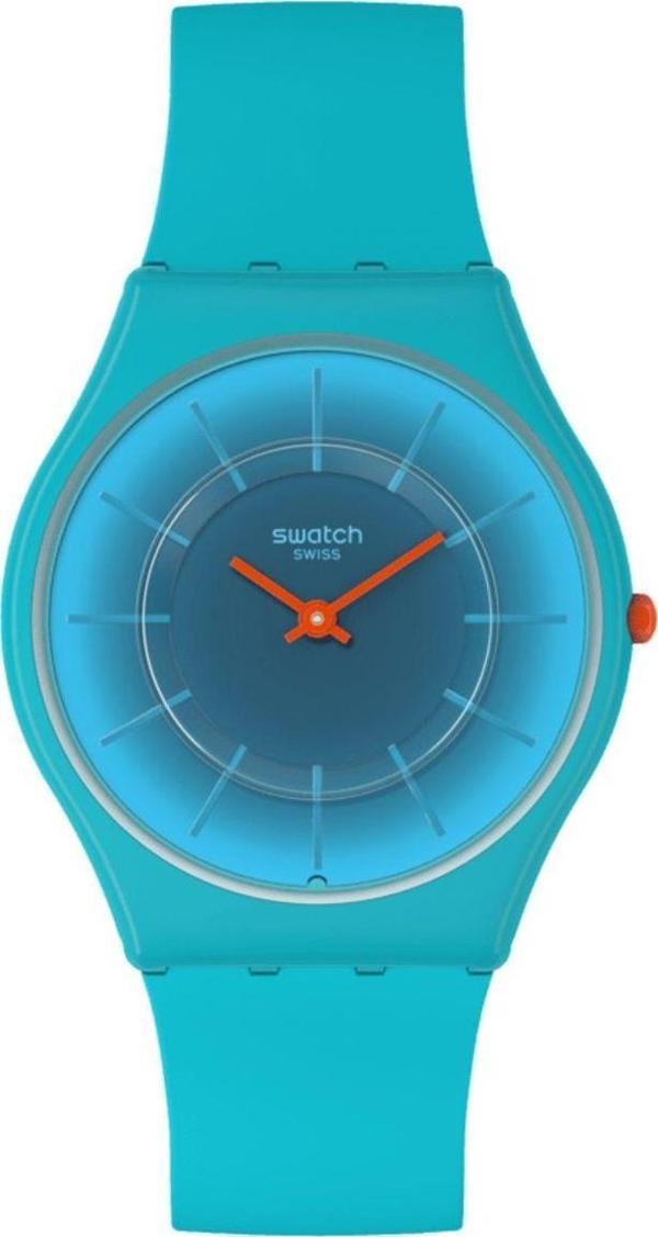 Swatch SS08N114 Radiently Teal Unisex Kol Saati - Image 1