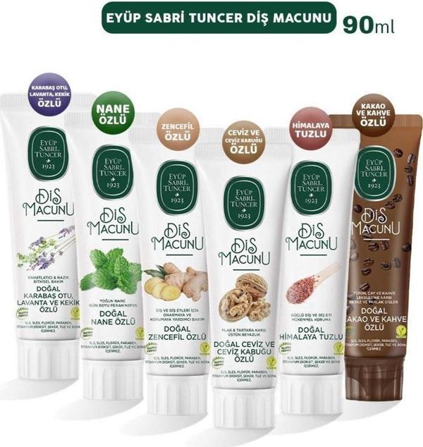 EYÜP SABRİ TUNCER DİŞ MACUNU SET 6 ADET - Image 1