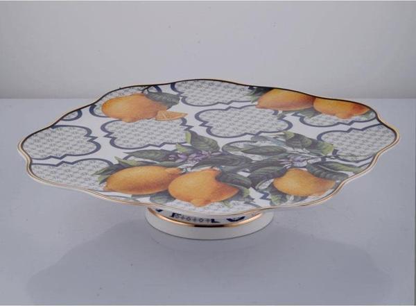 Lamedore Lemons Serisi Pasta -Kek Standı 30 cm 1JYC-304 - Image 1