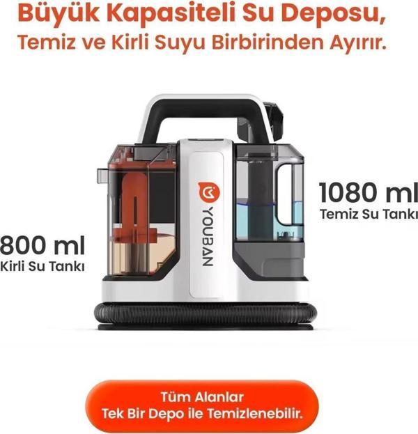 Youban Koltuk Halı Yıkama Ve Leke Çıkartma Makinesi - Image 1