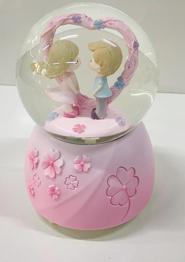 Dekoratif Kar Küresi Müzik Kutusu 16 CM - Image 1