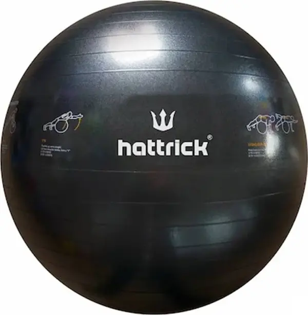 HATTRİCK HB 65 65 CM PİLATES TOPU SİYAH - Image 1