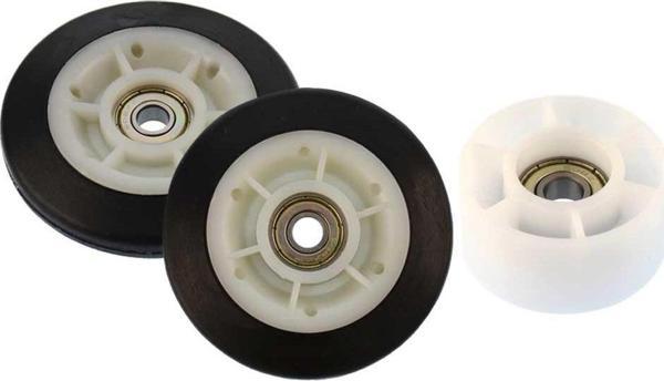Bosch Siemens Profilo Kurutma Makinesi Tekerlek Seti (Tambur Tekerleği ve Kasnak Gerginlik Tekeri) - Image 1