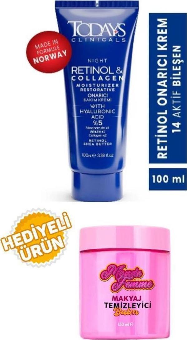 Todays Clinicals Onarıcı Krem+Monde Femme Makyaj Temizleyici Balm 150 Ml Hediyeli - Image 1