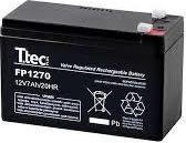 Ttec Plus Ttec 12V 7AH-20HR Bakımsız Kuru Akü 2Kg Ups Uyumlu - Image 1