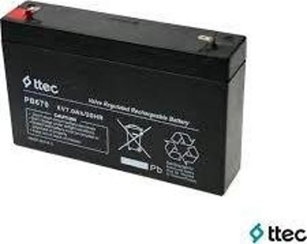 Ttec Plus Ttec 6V 7AH Bakımsız Kuru Akü - Image 1