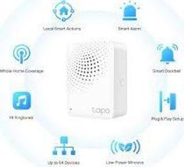 Tp-Link Tapo H100 Akıllı Ev Sistemi Hub - Alarm - Image 1
