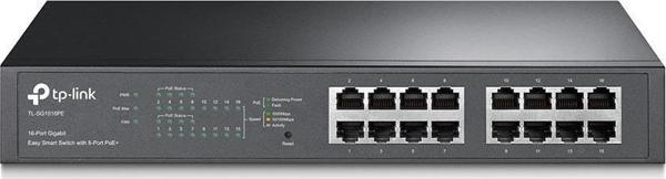 Tp-Link TL-SG1016PE 8 Port Poe+ 16 Port 10-100-1000 Mbps Switch Çelik Kasa Rack Mount - Image 1